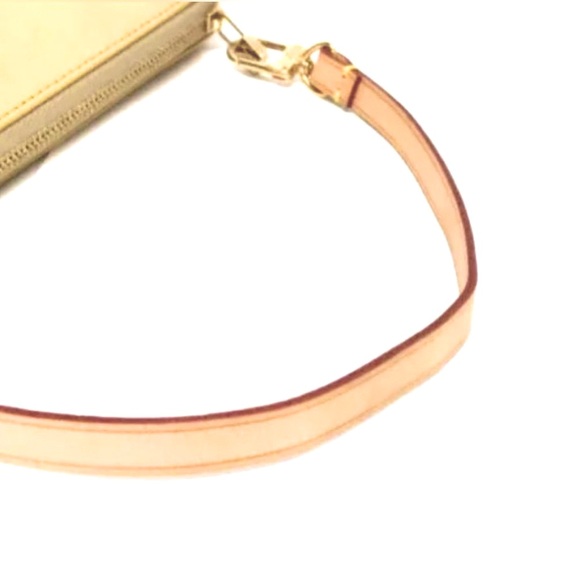 NEW AUTH LOUIS VUITTON LEXINGTON YELLOW MINI BAG VERNICE LV POUCHETTE +DUSTBAG - Picture 5 of 16